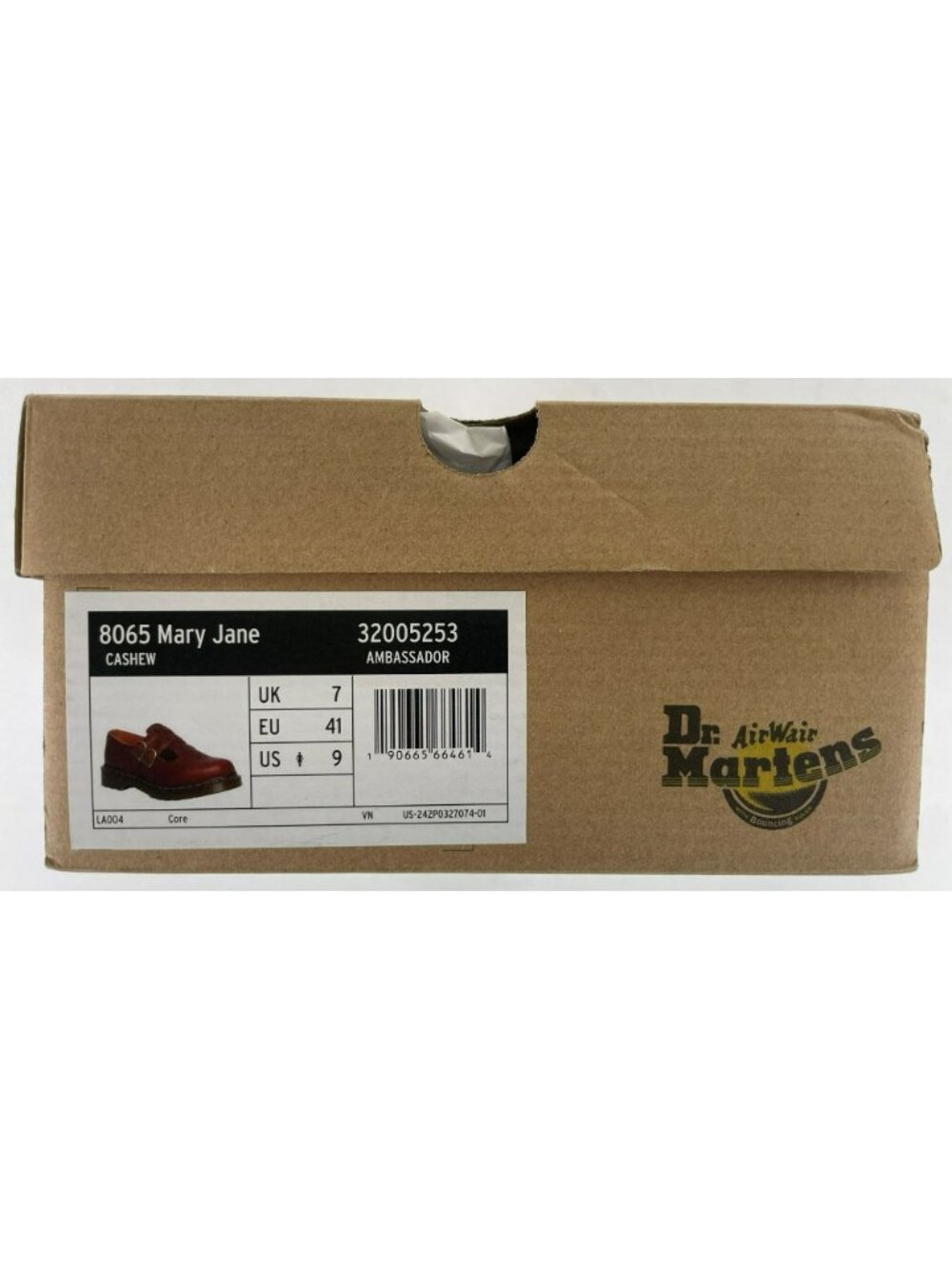 Dr. Martens Mary Jane Cashew Leather Shoes 8065 Women's Size US 9 NEW - Picture 10 of 11